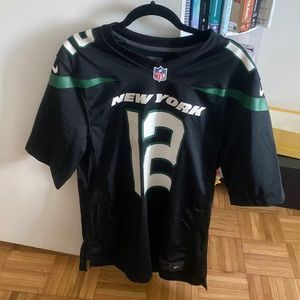 NFL Black and Green New York Men's Jersey